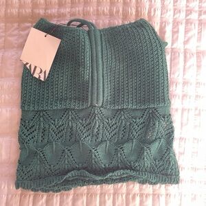 Zara Green Knit Top